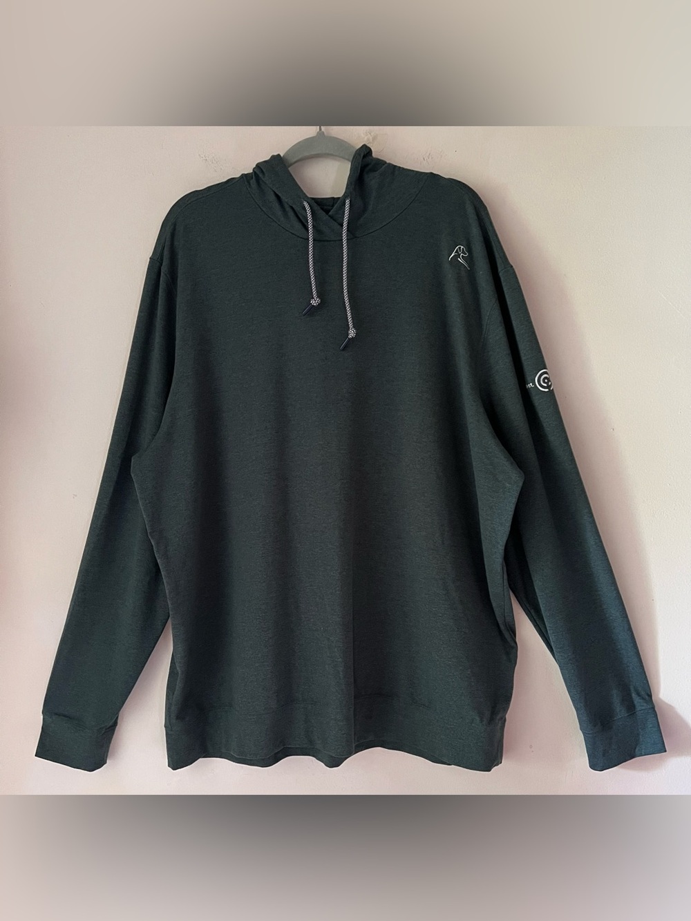 RHOBACK Hesi Performance Hoodie Size XXL in Heather Ponderosa Green